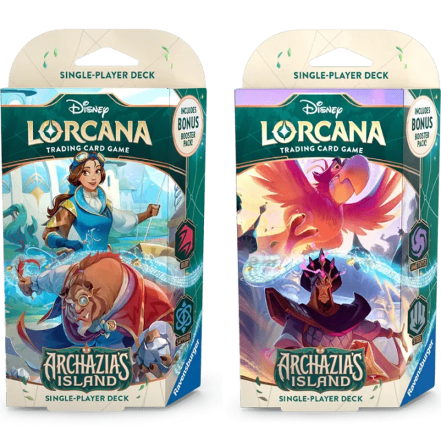 Disney Lorcana Archazia's Island Starter Deck (Lago/Jafar & Belle/Beast)