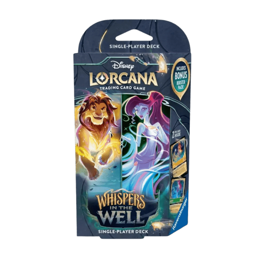 Disney Lorcana Whispers in the Well Starter Deck (Simba & Meg)