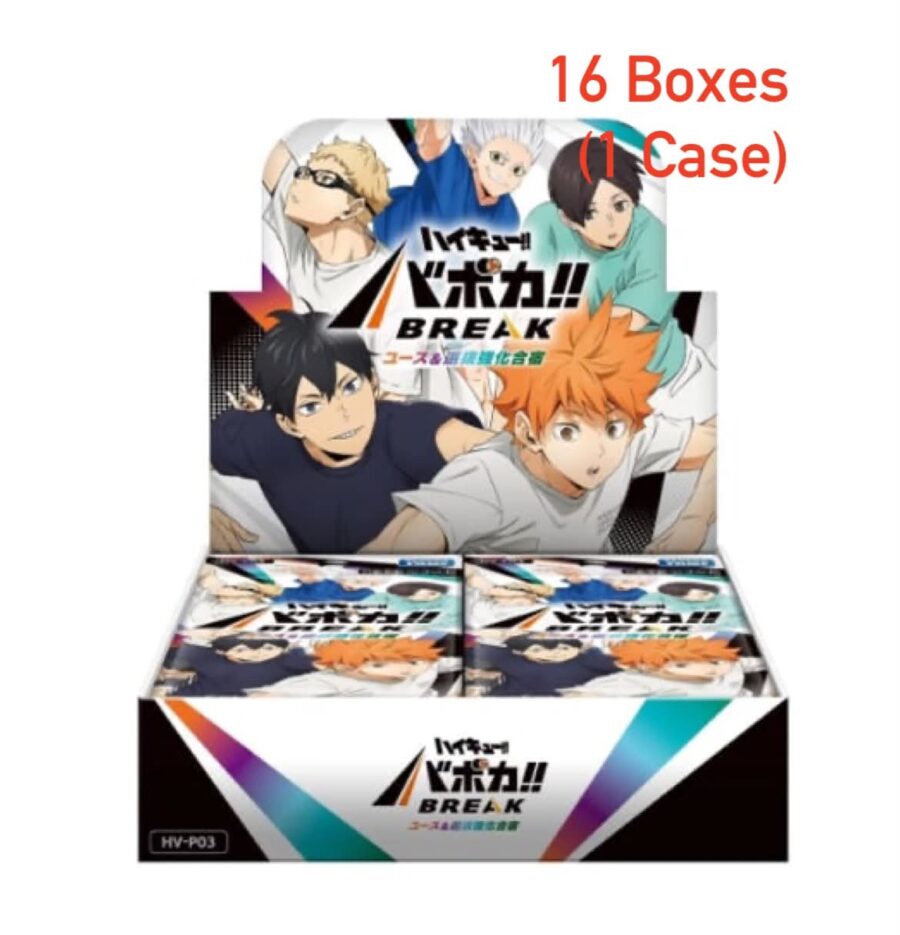Haikyu!! Babo-ka!! BREAK Booster Pack:(1 Case) Youth & Select Training Camp HV-P03- NEW (2026/06/27)