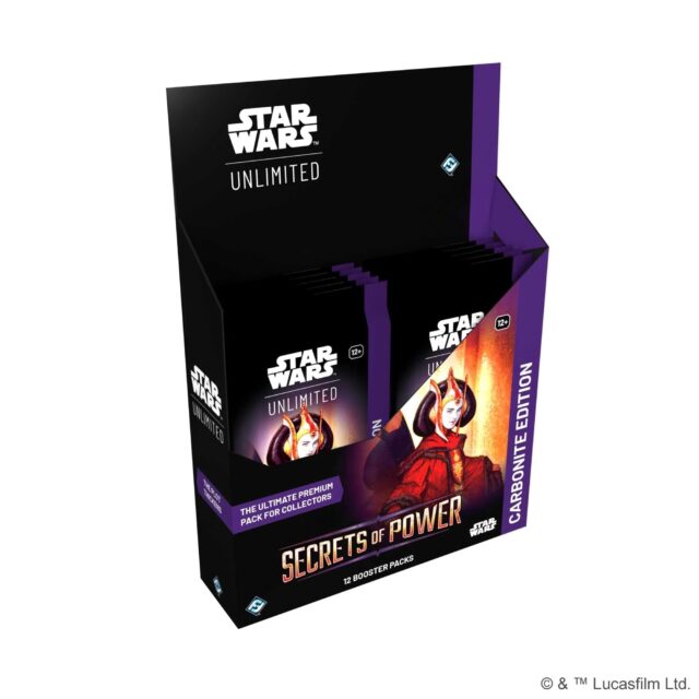 Star Wars: Unlimited - Secrets of Power Carbonite Edition Booster Display (12 Packs)