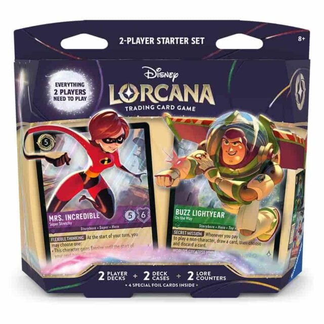 Disney Lorcana TCG: Elastigirl and Buzz Lightyear Two-Player Deck