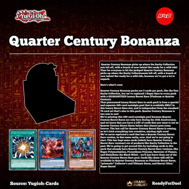 Yugioh - Quarter Century Bonanza: Tuck Box
