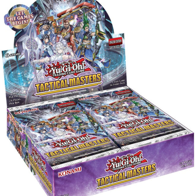 Yugioh - Tactical Masters Booster Box Case - 12 Boxes - 1st Edition