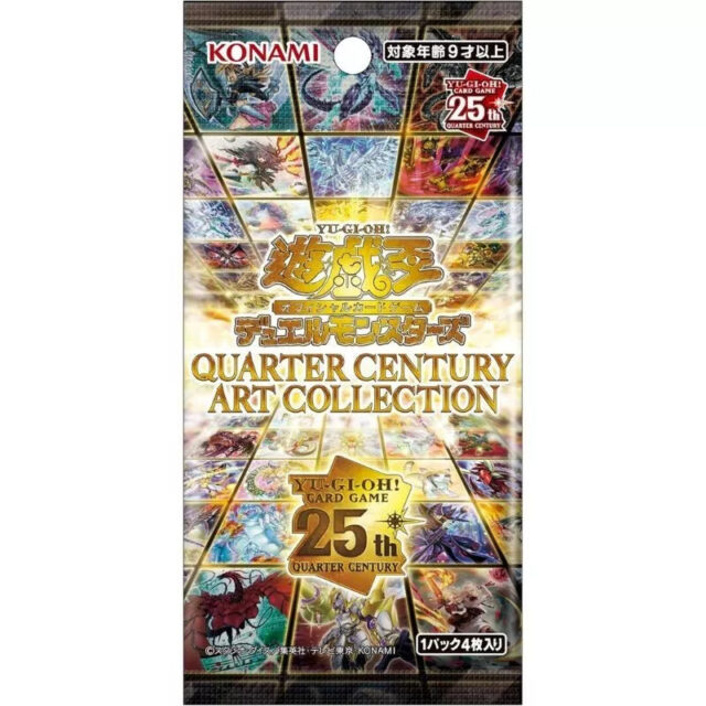 Konami Yu-Gi-Oh! OCG Quarter Century Art Collection Booster Pack Box TCG JAPAN