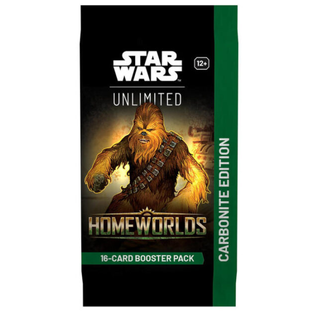 **PRE-ORDER** Star Wars Unlimited Carbonite Booster Pack - Homeworlds