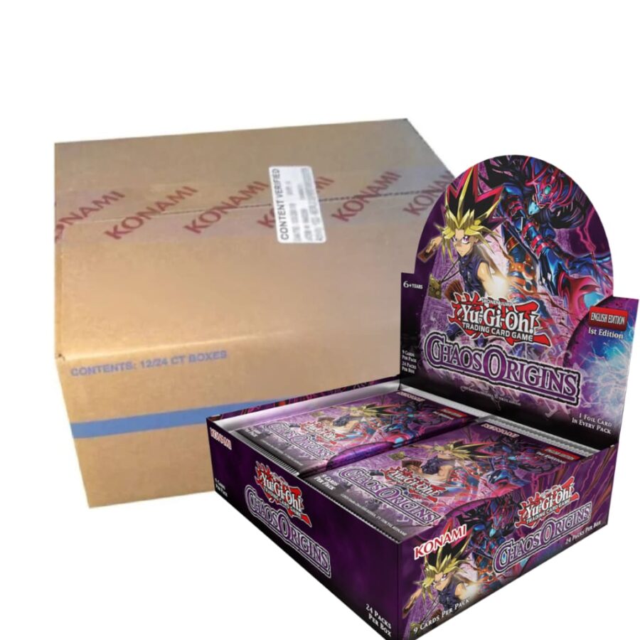 Yugioh Chaos Origins 1st Edition Sealed Case Of 12