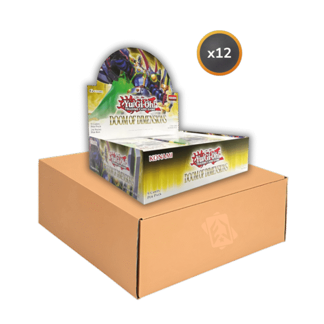 YuGiOh! Doom of Dimensions Booster Box Case (12 Boxes) (1st Edition)