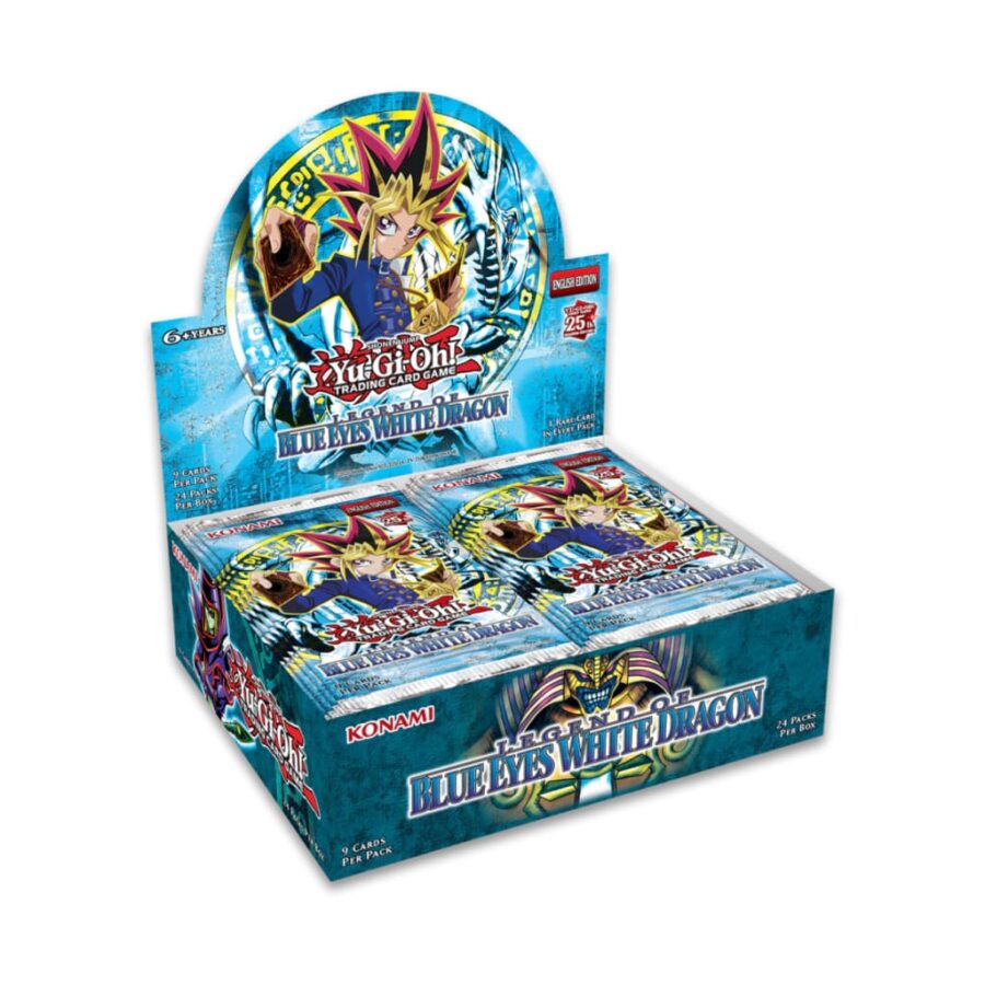 Yugioh Legend of Blue-Eyes White Dragon Unlimited 25th Anniversary Booster Box