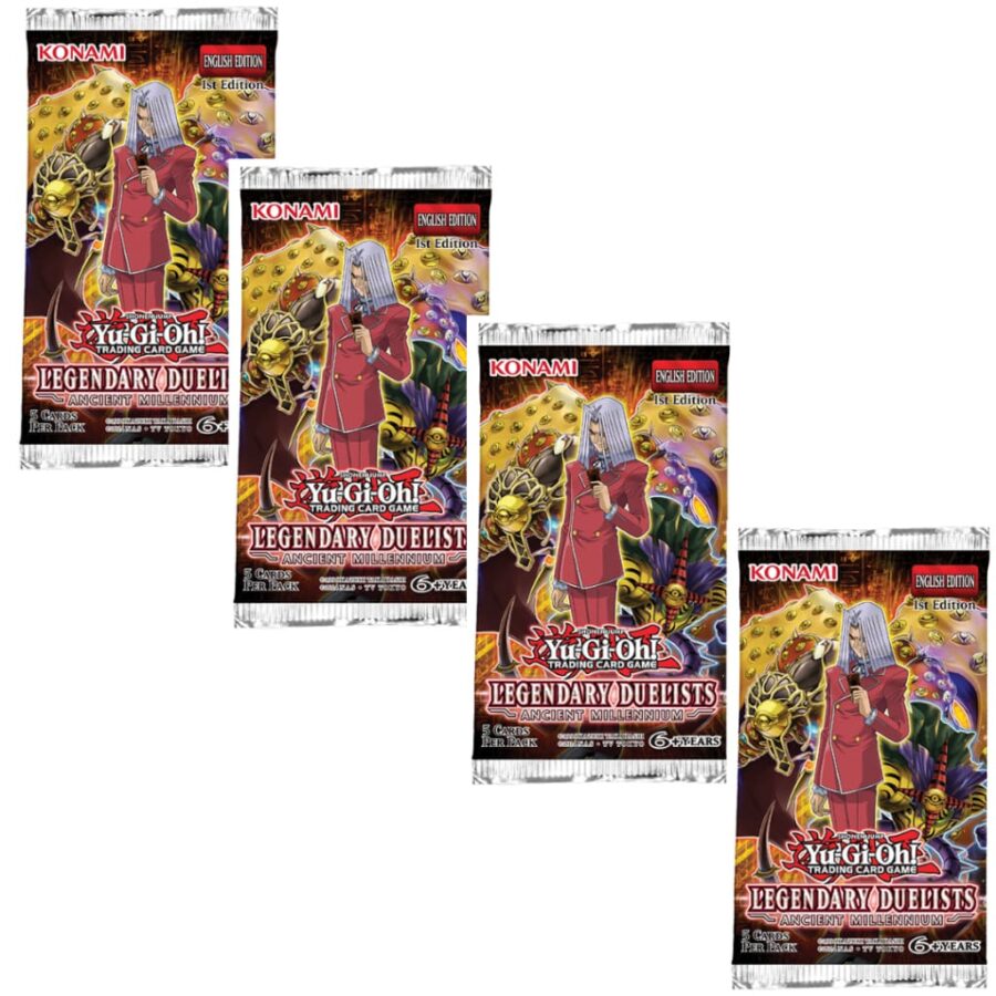 Yugioh Legendary Duelist Ancient Millenium 1st Edition Pack (24 Bundle)
