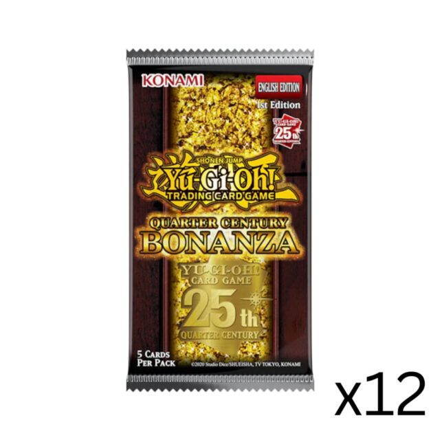 Yugioh - Quarter Century Bonanza Booster Box Case Of 12 - 1st Edition